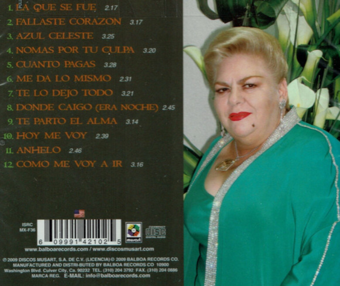 Paquita La Del Barrio – Me Da Lo Mismo