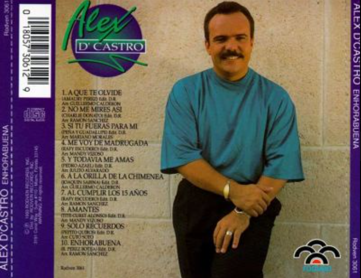 Alex D'Castro – Enhorabuena