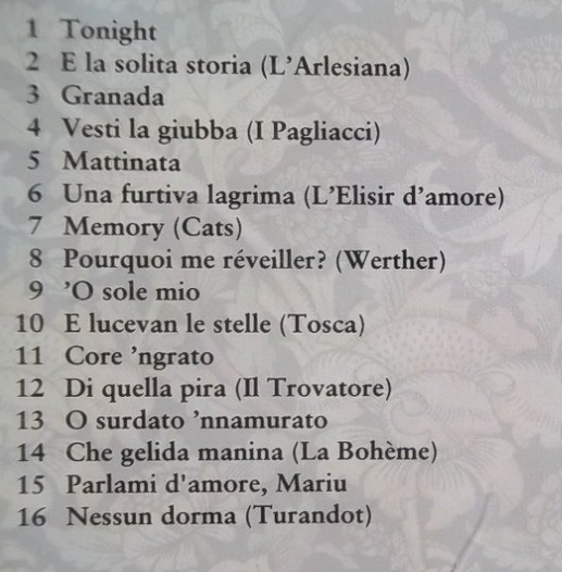 Jose Carreras: Memories, Vol.5 image 1