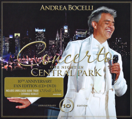 Andrea Bocelli – Concerto: One Night In Central Park 10th Anniversary (CD & DVD) image 0